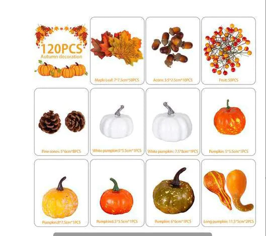 Halloween Foam Pumpkin Decoration Photo Props Set